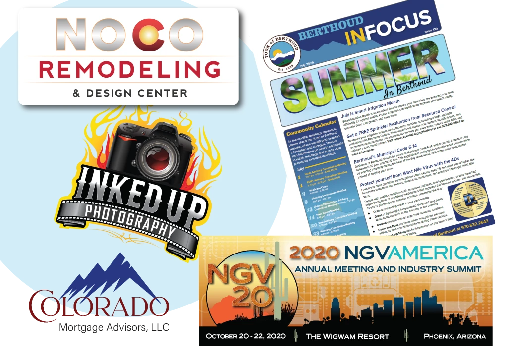 Brand and graphic design work by Picture This Creative Services