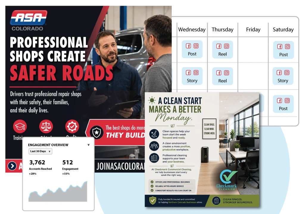 Social media management work by Picture This Creative Services