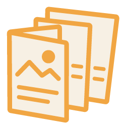 Marketing and business collateral icon