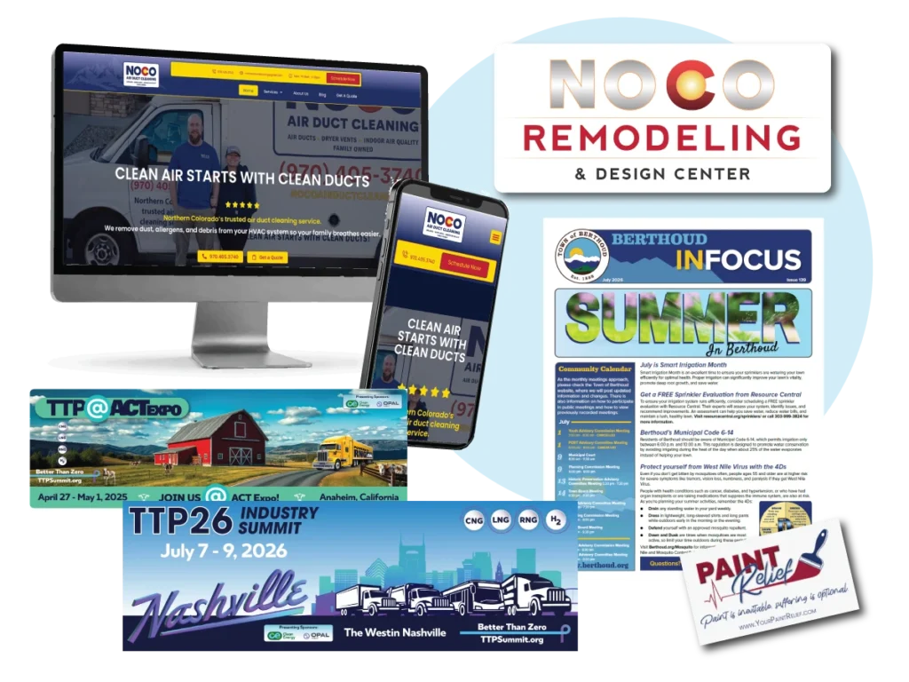 Website design and branding work by Picture This Creative Services