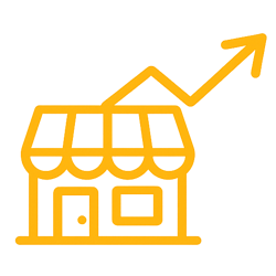 Icon representing local business clients