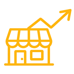 Icon representing local business clients