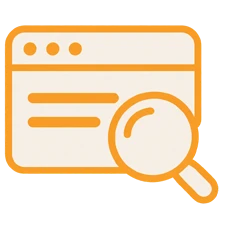 SEO and search visibility icon