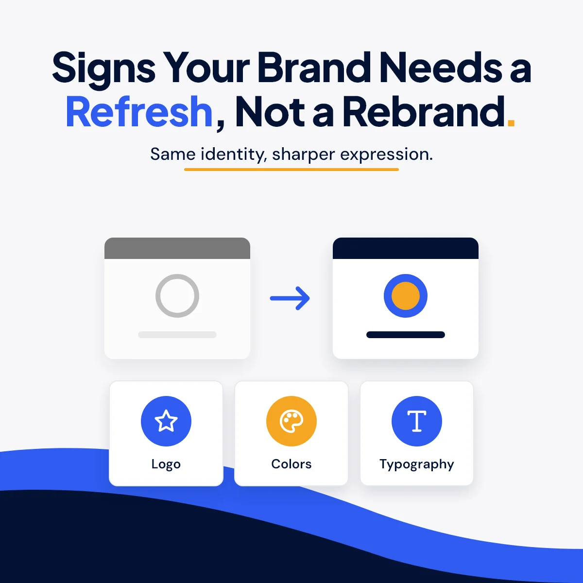 Signs Your Brand Needs a Refresh, Not a Rebrand